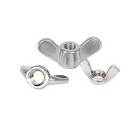 Butterfly Wing Bolts, Nuts,Fasteners,M4m5m6m8 304 Stainless Steel Special-Shaped Hand Screw Nut Big Ear Ram Claw(Small ear M3 5PCS)