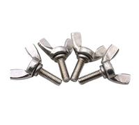 Butterfly Wing Screws 1-5pcs M3 M4 M5 M6 M8 M10 M12 304 Stainless Steel Butterfly Wing Screws Hand Tightened Thumb Bolts(35mm,M8 x 2pcs)