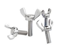 Butterfly Wing Screws 2-10pcs Butterfly Screw Stainless Steel Wing Bolts M3 M4 M5 M6 M8 Head Thumb Screws Claw Hand Tighten Bolt(M4x16(7pcs))