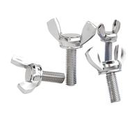 Butterfly Wing Screws 2-10pcs Butterfly Screw Stainless Steel Wing Bolts M3 M4 M5 M6 M8 Head Thumb Screws Claw Hand Tighten Bolt(M4x25(7pcs))