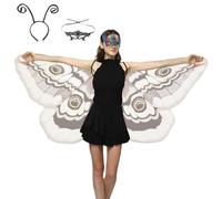 Butterfly Wings Adult, Double-Sided Printing Costume, Moth Cape Shawl Wrap