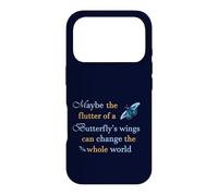 Butterfly wings can change the world hand-drawn illustration Case for iPhone 17 Pro