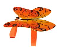 Butterfly Wings Costume for Cats and Small Dogs Orange Felt