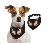 Butterfly Wings Dog Bandanas,Summer Bandanas for Dogs Washable Adjustable Dog Triangle Scarf Bibs Cute Pet Bibs for Medium Large Dogs Puppy and Cats Small