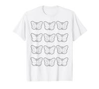 Butterfly Wings for Colouring/Coloring in Value Graphic T-Shirt
