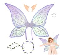Butterfly Wings for Girls - Halloween Costume Angel Wings,Lightweight Princess Cosplay Accessories for Wedding Decoration Birthday Christmas Holiday