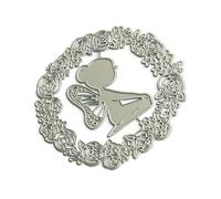 Butterfly Wings Girl Decoration Die Cut Metal Embossed Stencil Carbon Steel Cutting Dice Card Making Scrapbooking Christmas Craft Supplies