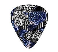 Butterfly wings Printed Triangle Guitar Picks 12 Pcs Novelty Guitar Plectrums for Bass, Electric, Acoustic Guitar