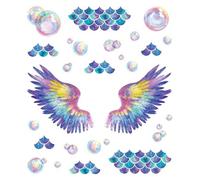 Butterfly Wings Tattoo Sticker Waterproof Face Hand Body Art Fake Tattoos For Women Makeup Dance Music Festival(009)