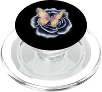 Butterfly with magnificent rose PopSockets PopGrip for MagSafe