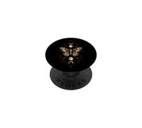 Butterfly with Moon Phases Art Design PopSockets Adhesive PopGrip