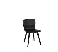Butterfly Wood Dining Chair Black Stained Oak/Fully Upholstered Black Savannah 30314