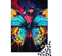 Butterfly Wooden Jigsaw Puzzles for Adults 1000 Piece Puzzles Rectangular Puzzle And Home Decor And Family Game 1000pcs (75x50cm)