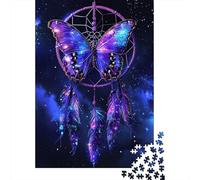Butterfly Wooden Puzzles 1000 Piece Jigsaw Puzzles for Adults Educational Game Challenge Toy Christmas Eve Gifts 1000pcs (75x50cm)