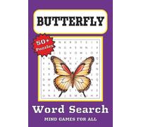 Butterfly Word Search Puzzle Book: Word Searched with Easy to Read Print about Butterflies, Caterpillars, Bugs and More | 6 x 9 inches, 110 Pages | ... … Gift for Vacation, Holiday and Free Times