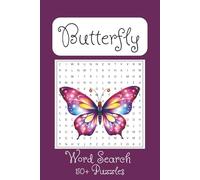 Butterfly Word Search: Word Searches with Easy to Read Print about Butterflies, Bugs and more | 6x9 inches, 110 pages | 50+ Puzzles ... Gift for Vacations, Holidays and Free Times