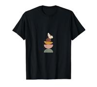 Butterfly Zen Aesthetic Value Graphic T-Shirt, Men, Black, XL
