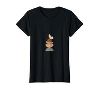 Butterfly Zen Aesthetic Value Graphic T-Shirt, Women, Black, S