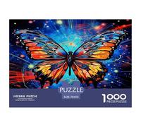 Butterfly1000Pieces JigsawPuzzlesAnimal Butterfly ForAdults Colourful LargePiecePuzzles Age12+byth HomeDecoration Uncover The Puzzle 70x50cm/1000pcs
