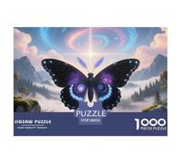 Butterfly1000Pieces JigsawPuzzleswildlife ForAdults Colourful LargePiecePuzzles Age12+byth HomeDecoration Uncover The Puzzle 38x26cm/1000pcs