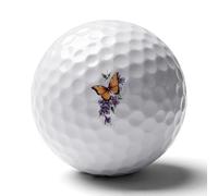 Butterflys Hibiscus Syriacus Flowers Golf Balls for Men Golfers Distance Straighter Shots Funny Ball