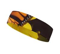 Butterflys on The Sunflowers Sports Headbands for Man, Non Slip Sweatbands for Running, Stretchy Breathable Hairband for Cycling, Football, Yoga, Fitness Workout, Washing Face