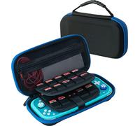 ButterFox Elite Switch Lite Carrying Case for Nintendo Switch Lite with 19 Game and 2 Micro SD Card Holders - Turquoise/Black