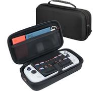 ButterFox Large Carrying Case for Lenovo Legion Go S Handheld, Compatible with Both Windows and Steam Desk Version, Fits Charger, Pocket for Large 65W Battery Pack - Black