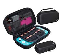ButterFox Large Switch Lite Carrying Case for Nintendo Switch Lite with 9 Game and 2 Micro SD Card Holders - Black