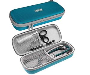 ButterFox Semi Hard Stethoscope Carry Case, fits 3M Littmann Stethoscope and Other Accessories - Available in Blue, Grey, Purple and Turquoise (Green/Teal)