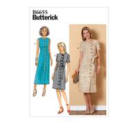 Butterick B6655E5 Easy to Sew Women's Sash and Dress Sewing Patterns Sizers 14-22