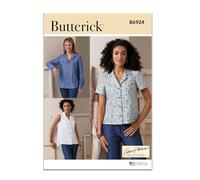 Butterick B6924B5 Misses' Shirts by Palmer/Pletsch B5(8-10-12-14-16)