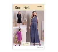 BUTTERICK B6940P5 Misses' Knit Dresses by Palmer/Pletsch P5 (12-14-16-18-20)