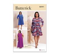 BUTTERICK B6941W2 Women's Knit Dresses by Palmer/Pletsch W2 (20W-22W-24W-26W-28W)