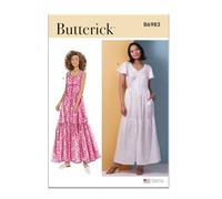 BUTTERICK B6983A Misses' Dresses A (XS-S-M-L-XL-XXL)