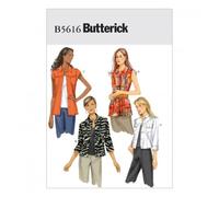 Butterick Ladies Easy Sewing Pattern 5616 Waistcoat & Jackets