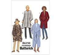 BUTTERICK Ladies Easy Sewing Pattern 6250 Jacket, Coat & Wrap