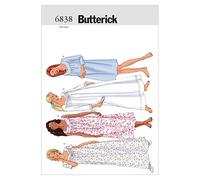 Butterick Ladies Easy Sewing Pattern 6838 Nightgowns Sleepwear