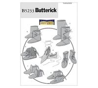 Butterick Ladies & Mens Sewing Pattern 5233 Historical Footwear