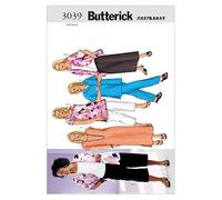 Butterick Ladies Plus Size Easy Sewing Pattern 3039 Tops, Dress, Skirt & Trousers