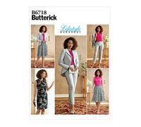 Butterick Paper Pattern-B6718A5-MISSES-SPORTSWEAR