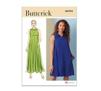 BUTTERICK Paper Pattern B6994H5 Misses' Dress in Two Lengths H5 (6-8-10-12-14)