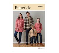 Butterick Paper Sewing Pattern 6916 Shirts, Jackets