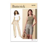 Butterick Paper Sewing Pattern 6998 Shorts, Trousers K5 (8-10-12-14-16)