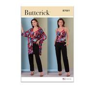BUTTERICK Paper Pattern B7001H5 Misses' Jacket, Camisole and Trousers H5 (6-8-10-12-14)