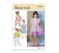 Butterick Paper Sewing Pattern 7004 Dresses, Tops, Shorts, Trousers