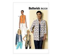 Butterick Pattern Misses Jacket, Sizes 8-16, Black and White
