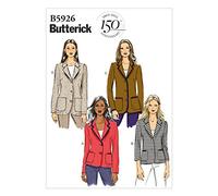 Butterick Patterns 5926 F5, Misses Petite Jacket,Sizes 16-18-20-22-24,White