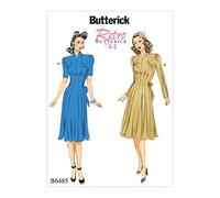 Butterick Patterns 6485 E5,Misses Dress,Sizes 14-22, Tissue, Multi-Colour, 17 x 0.5 x 22 cm