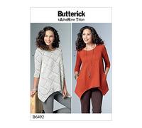 Butterick Patterns 6492 ZZ,Misses Tunic,Sizes LRG-XXL, Tissue, Multi-Colour, 17 x 0.5 x 22 cm